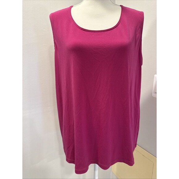 Avenue Stretch Pink Sleeveless Tank Top Plus Size 18/20 - Picture 1 of 5